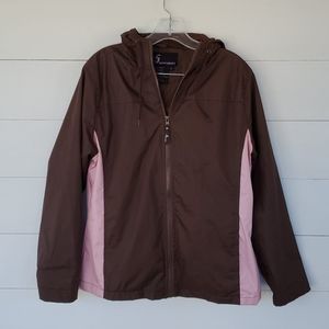 I 5 APPAREL Brown and Pink Jacket Size Medium